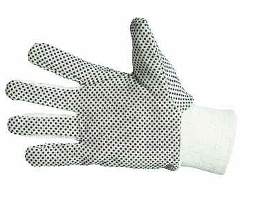 OSPREY - bavlněné rukavice s PVC terčíky velikost 10
